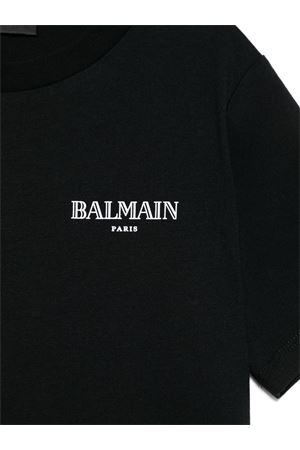 Logo-Print T-Shirt BALMAIN PARIS KIDS | BW8P11Z0116930BC